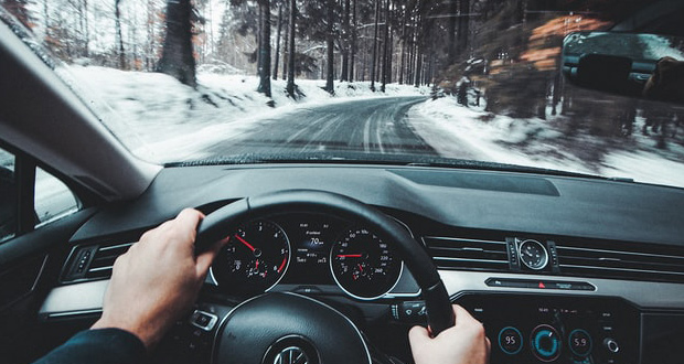Driving in the snow