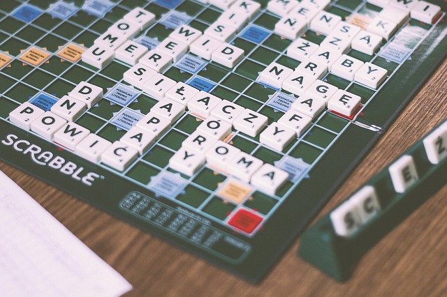 Scrabble board