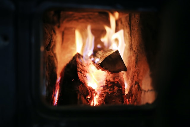 Logs on Fire
