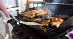 Grilling meat