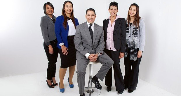 Team of workers