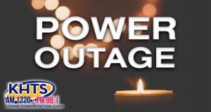 Power outage graphic slider, dark room with lit candles