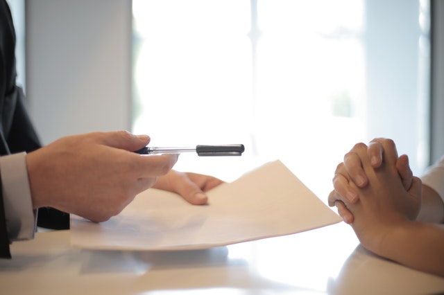 sign contract