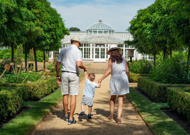 Family walking