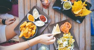 Eating in Restaurant