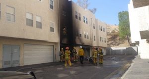 Canyon Country scorched garage