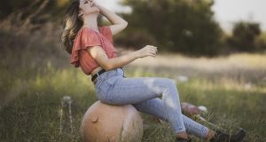 Young Lady in Jeans