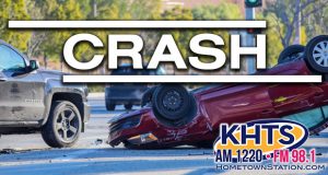 car flipped over with "CRASH" overlayed on image