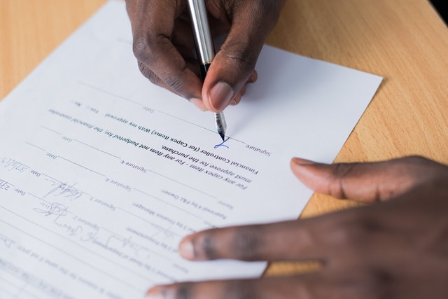 Signing Contract