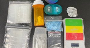 drugs and contraband from the arrest