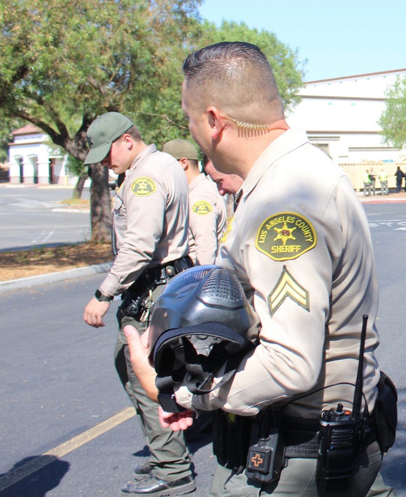 Deputies at the active shooter training