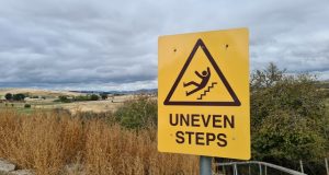 yellow danger sign