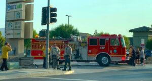 Fire engine crash