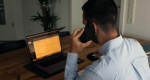 Man on phone