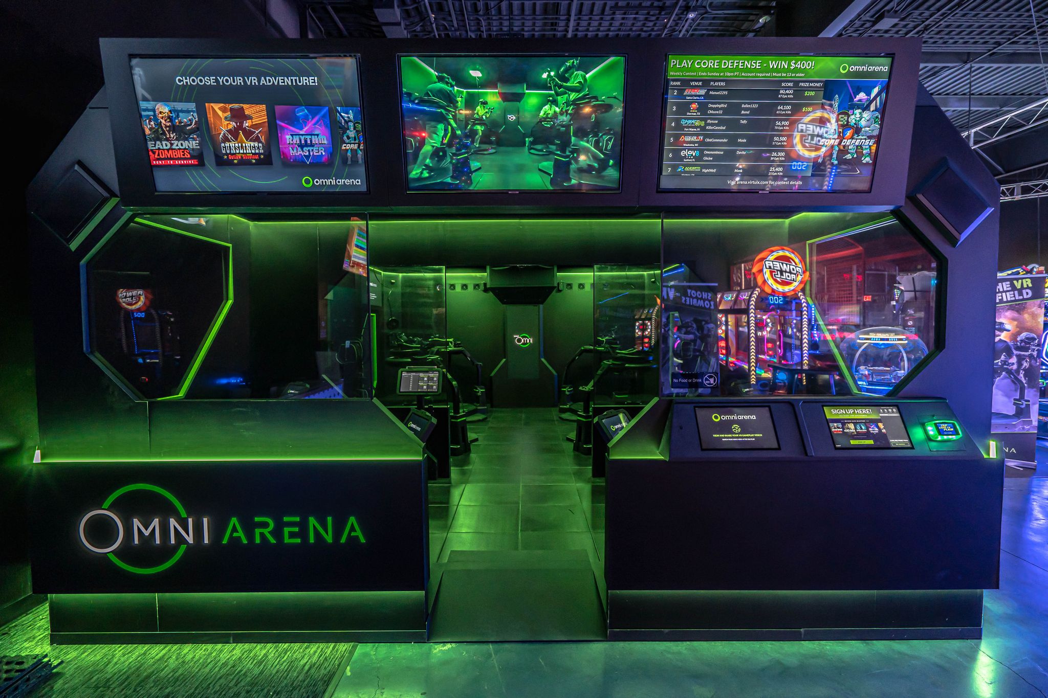 Virtual Reality Omni Arena Added At MB2 In Santa Clarita