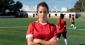 Woman soccer player