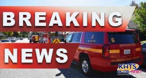 Breaking news slider with Battalion 6 vehicle parked on a residential street